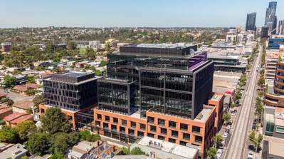 Facade of Industry Lanes on Church Street Richmond