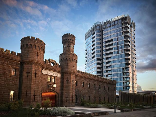 Exterior of the Adina Apartments Pentridge